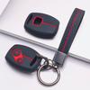 Key Fob Cover for Honda Accord Civic CR-V with Keychain Anti-Scratch Surface Shockproof Structure Soft Grip Texture Easy Install Design
