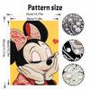 Disney Minnie Pearl Painting Handmade DIY Pearl Art Painting Simple Living Room Hanging Painting Decoration 133