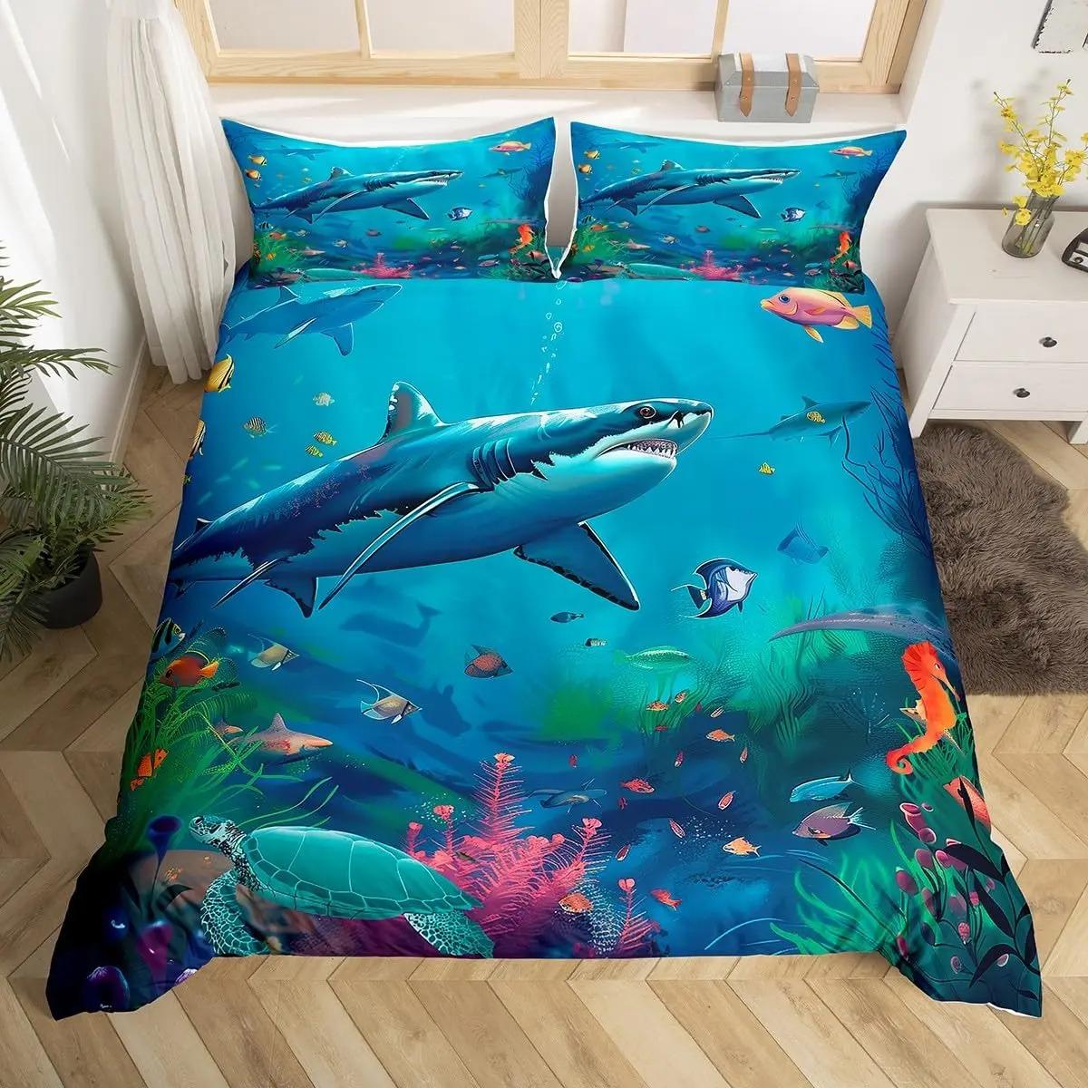 

Комплект постельного белья «Пляж, океан» с изображением пальм и пододеяльников «Морской», «Морской серфинг», летнее гавайское одеяло для серфинга US King 264x228cm