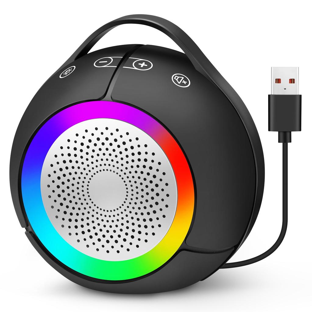 Computer Speakers for Desktop/PC/Laptop USB Plug-N-Play RGB Speakers Compatible with Windows/macOS/ChromeOS