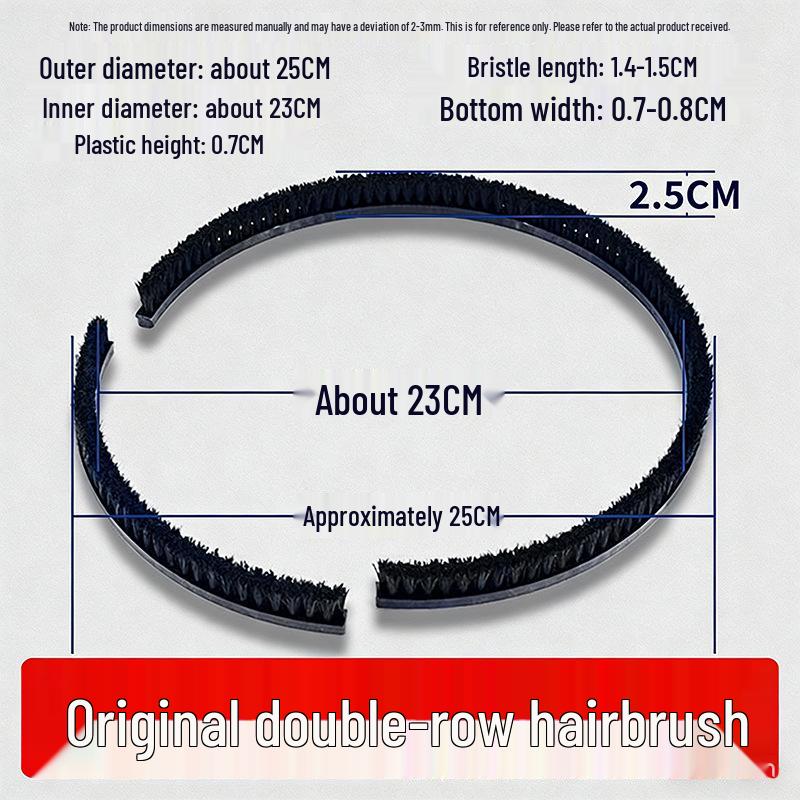 Accessori Pennello Levigatrice Elettrica da Parete da 9 Pollici - Tipo Universale Disco Levigante, Bordo e Spazzola a Striscia Spessa
