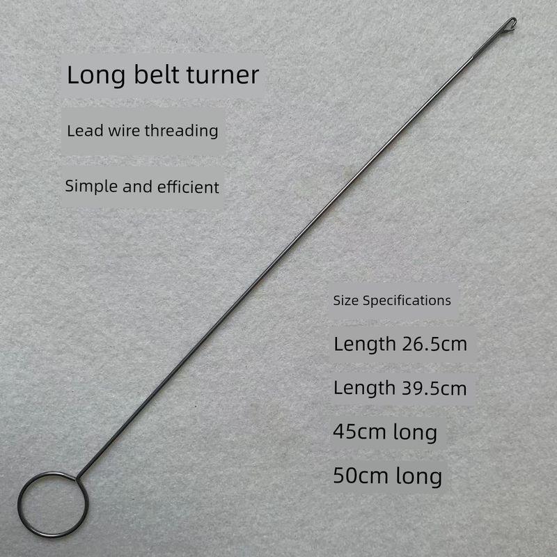 

Extra-Long Threading Tool with Hook, Stainless Steel Bead Stringing Hook, Fine Wire Hook Needle, String Threading Tool 1 root Crochet Hook 39.5cm