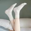 Female Summer Thin Fashion New Style In The Cylinder Ice Ice Pile Socks