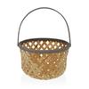 Natural Wood Fruit Bowl-GREY