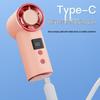 Summer Mini Handheld Fan: 5-Speed, Ice Cool Wind, Portable & Long-Lasting Battery