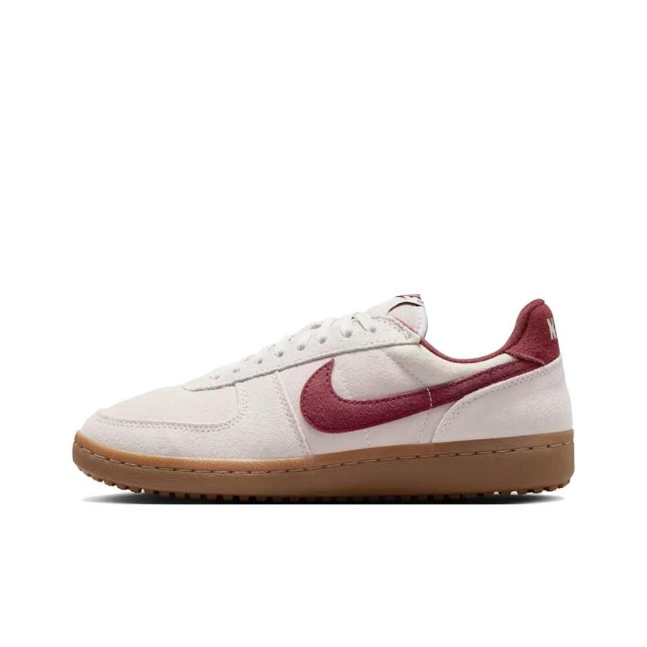 Nike Field General Suede Light Bone Dark Team Red Women Sneakers Gum-Dark-Brown IF1743-001