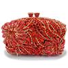 Sac de soirée pour femme à fleurs et diamants Sacs à main Nouveau Cristal Mariage de mariée Strass Pochette Sacs WHTUOHENG Sacs à main Pochette de soirée