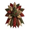 1 Set Weihnachts-Türhänger-Kranz Gesteppter Stoff Lebkuchen Weihnachtsstern Baum DIY Nähset Feiertagsbasteln Heimdeko Geschenk