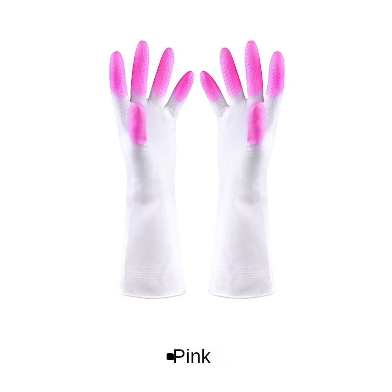 1505 Nitrile Washing Gloves Home Kitchen Bowl Durable Latex Washing Clothes Women'S Waterproof Household Rubber Gloves