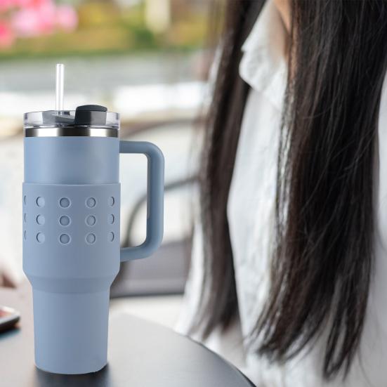 Vannflaskehylse Ripesikker Varmebestandig Beskyttende Vannflaske Sklisikker Silikonbunn