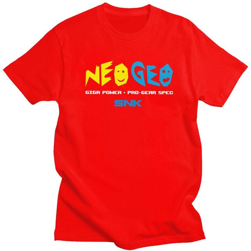 Custom Retro Arcade Game Neo Geo Snk T Shirts Men Pure Cotton Tees Tshirt Fashion Tshirt S
