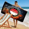 Custom Feyenoord  Print Beach Towel, Large Soft Quick Dry Towel for Beach Camping Swimming