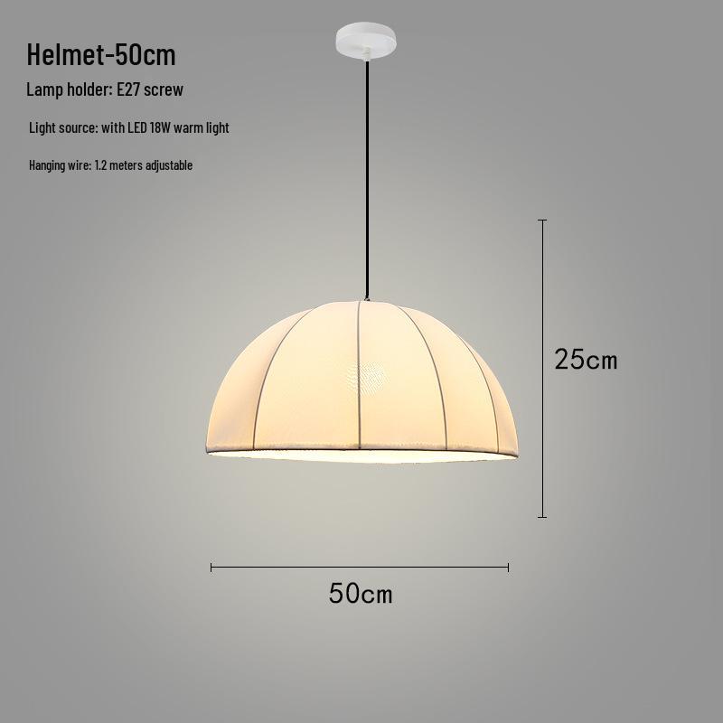 Zen Lantern: Japanese Silk Fabric Pendant Light for Bedroom, Dining Room, and Bar