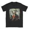 Walking Deads T Shirts Men's  Pure Cotton Novelty T-Shirts Crewneck  Tee Shirt Short Sleeve Clothing 4XL 5XL 6XL