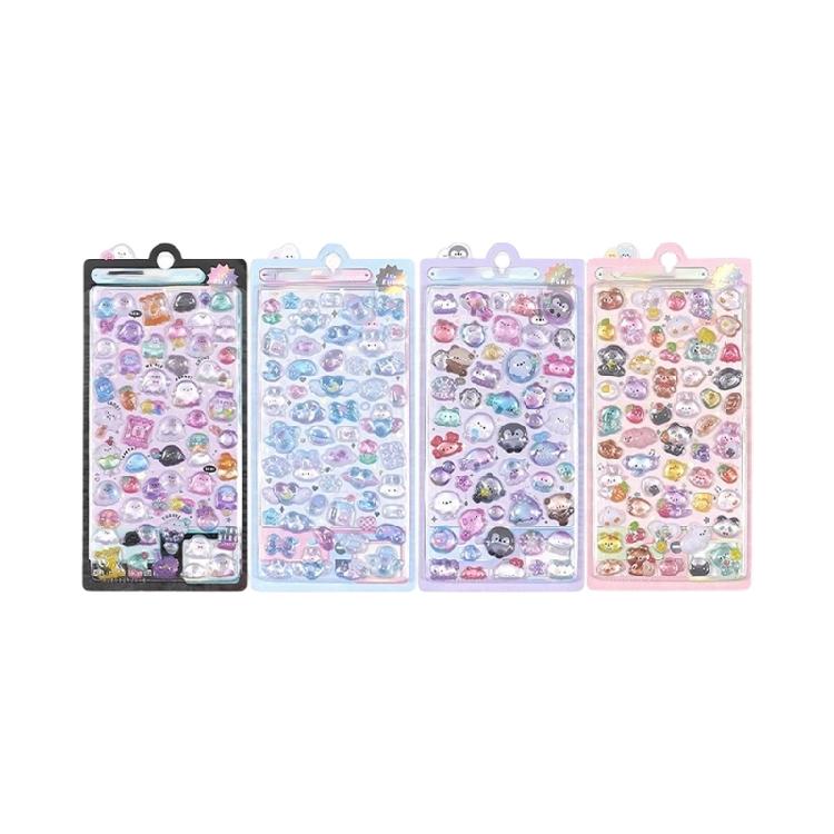 Cartoon Animal Sticker for Journal Planner Phone Case Scrapbooking Embellishment Motivational Sticker for Kid Teacher