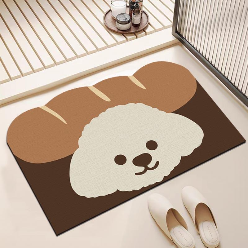 Badezimmerbodenmatte, weiche Kieselgur-Bodenmatte für zu Hause, Eingangsteppich Fußmatte, internetberühmte Eingangsmatte