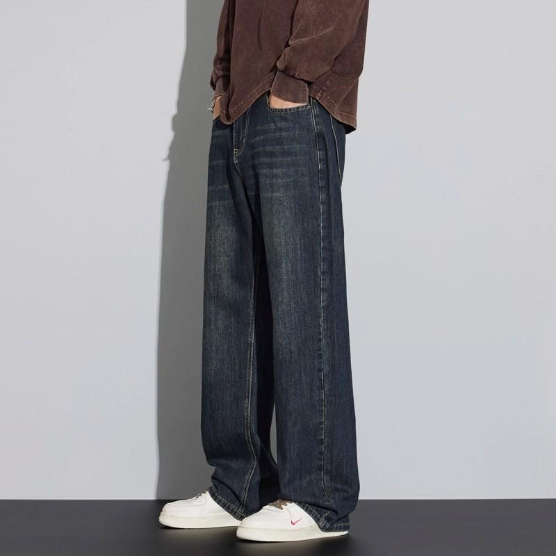 JYL Men s Jeans Straight Spring Summer Elastic Waist American Loose Denim 28 банан мания