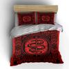 Snake, Sword, Crown Motif. Bedding Sets Duvet Cover Sets Duvet Covers Pillowcases(1* Duvet Cover 2* Pillowcases Without Duvet Insert)