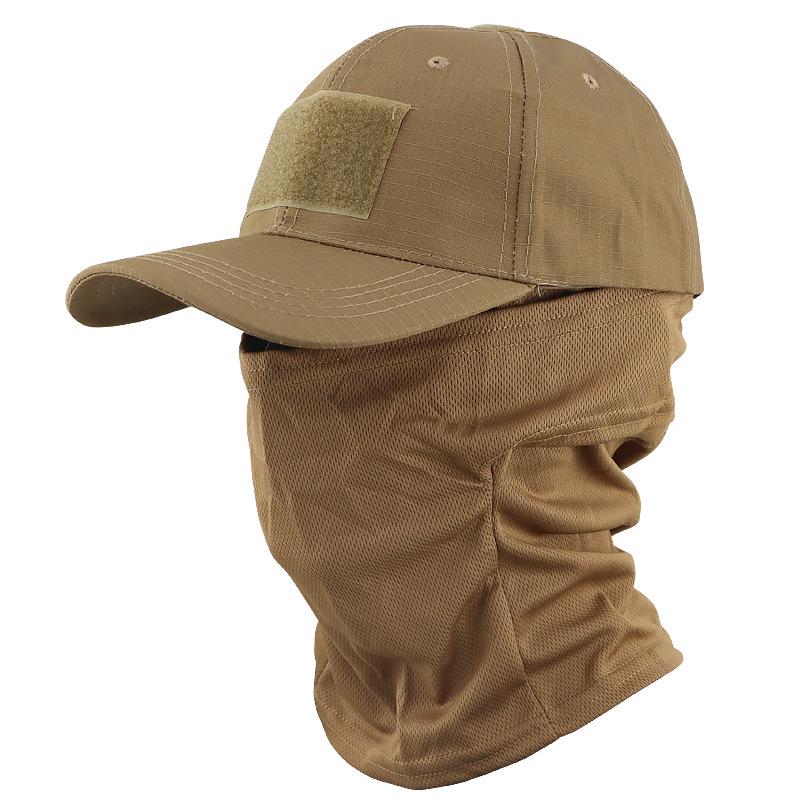 Camouflage Baseball Cap and Balaclava Set - Quick-drying, Breathable Sun Protection for Outdoor Activities
