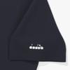 diadora Seersucker Short Sleeve Piste Navy