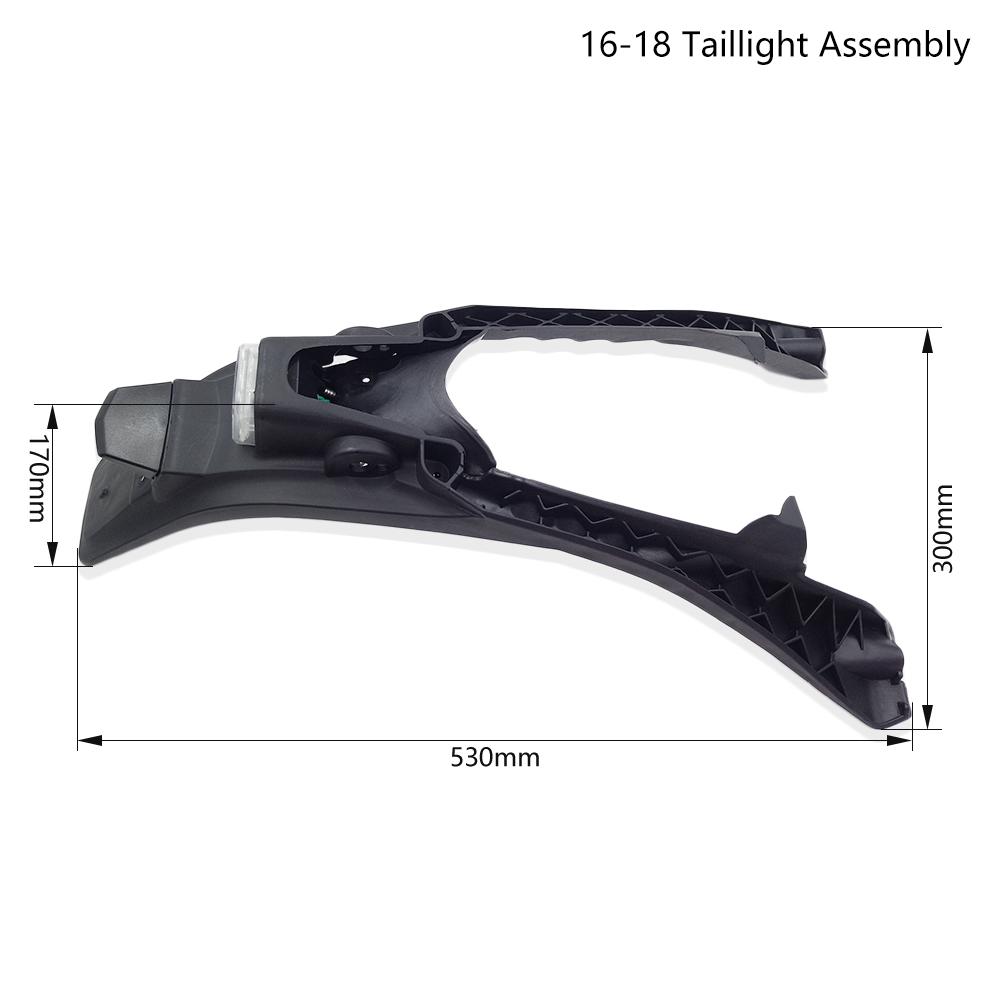 For HUSQVARNA FE250 TE150 FC350 TX125 TE300 FE501 Motocycle LED Taillight Brake Lamp W/ Rear Fender License Plate Bracket Holder