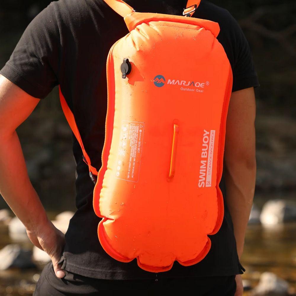 Drift Buoy Backpack Swimming Bag Thickened Swimming Buoy Bag Float Water Buoyancy Bag  Diving