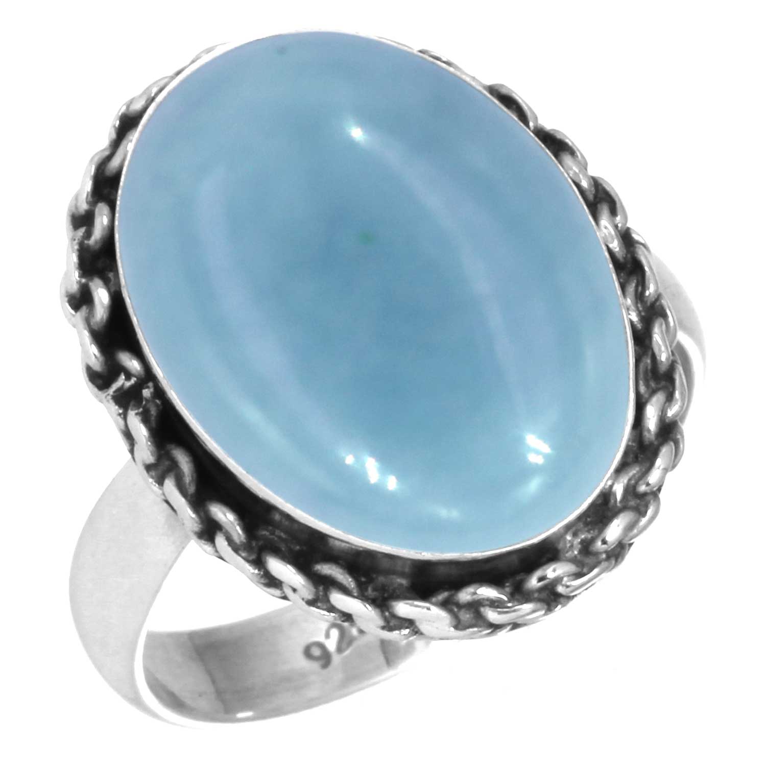 

Кольцо из стерлингового серебра 925 пробы, женское украшение ручной работы, подарок на Хэллоуин, амазонит, ангелит, голубой опал, ботсванский агат, мохаве, лазурит, хризоколла 9