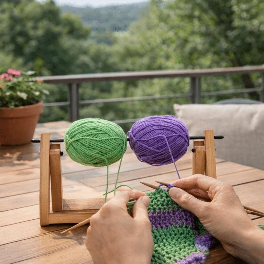 Detachable Frame Wool Storage Rack Handmade Yarn Spool Organizer  Craft Organization