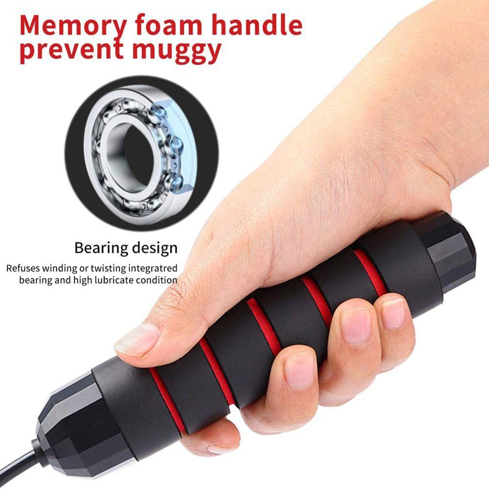 Wire Rapid Speed Bearing Anti-Slip Handle Workout Equipments Jump Rope Skipping Rope Speed Rope