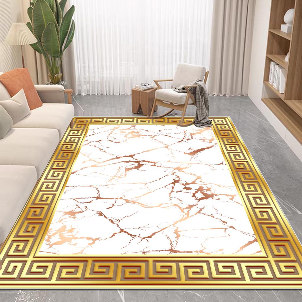 Nordic Luxury Style Carpet In The Living Room Easy Clean Absorbent Soft Mat Antiskid Lounge Decor Rugs Big Size Room Floor Mats