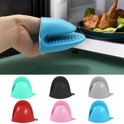 1 Pair Silicone Mini Oven Gloves Heat Resistant Cooking Pinch Mitts