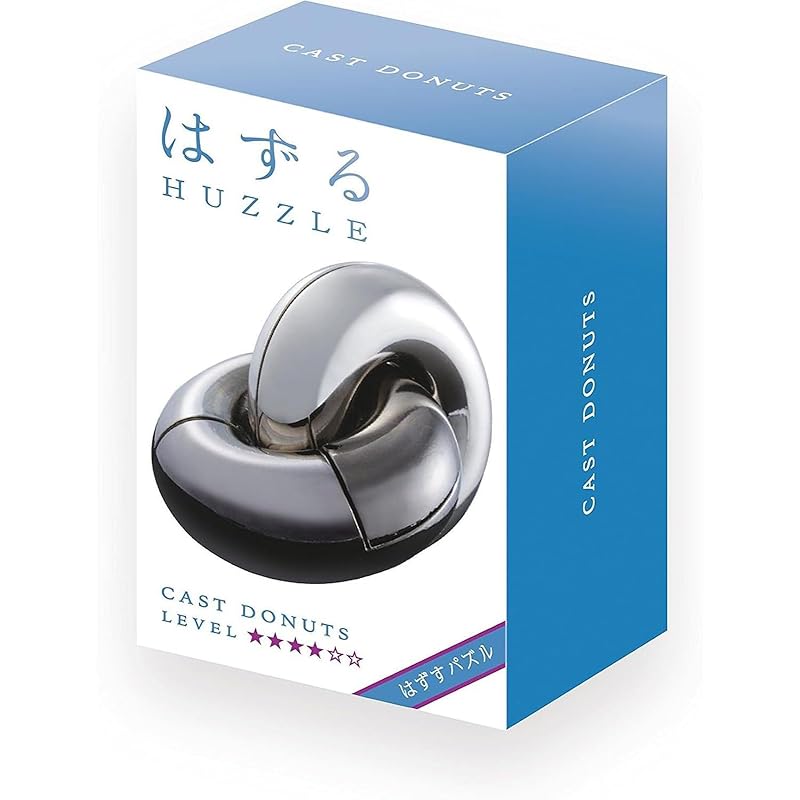 Hanayama CAST DONUTS Removal Puzzle [Difficulty Level 4]