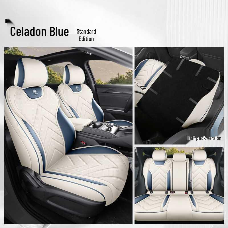 Perforated Leather Car Seat Cushion Cover for 2024-25 BYD Qin L Note Model Year