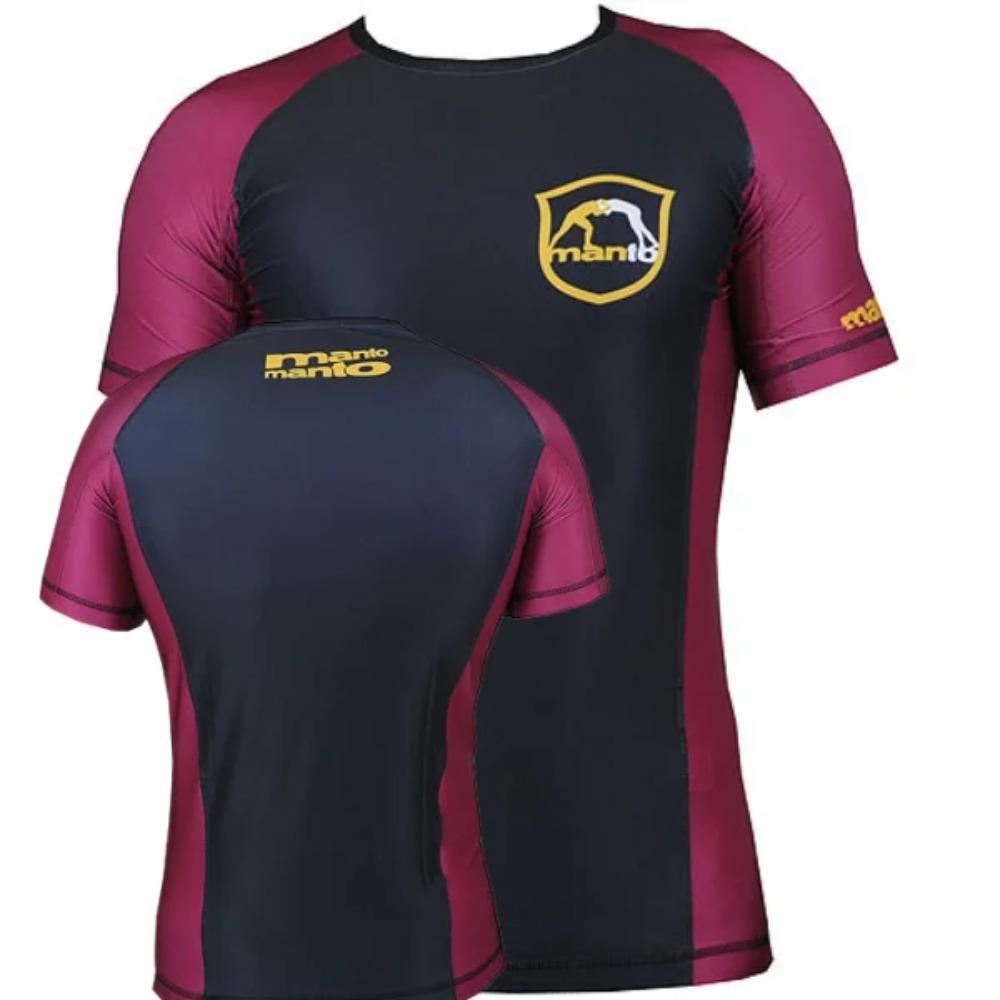 

2026 Wrestling Manto Clothing Brazilian Jiu Jitsu Wear Resistant Short Sleeve Quick Drying Training Clothing Men Tops Tees 6XL