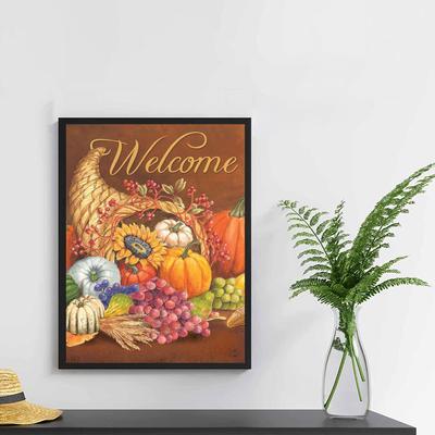 5D DIY Diamond Painting Vegetable Party Cross Stitch Kit Mosaic Diamond Embroidery Full Round Square Drill Home Decoration