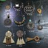 Bohemian Geometric Drop Women Earrings Ethnic Gypsy Wooden Beads Leaf Round Fringe Tassel Dangle Vintage Earrings Boho Jewelry
