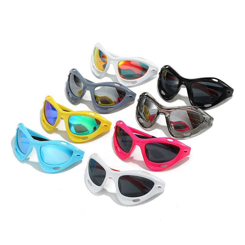 Cat Eye Sunglasses, Cycling Sports Large-Frame Glasses, Personalized Y2K Sunglasses.