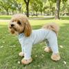 Solid Color Warm Elastic Pet Jumpsuit Windproof Breathable Pet Four Legged Pants Comfortable Soft Dog Base Shirt Autumn Winter