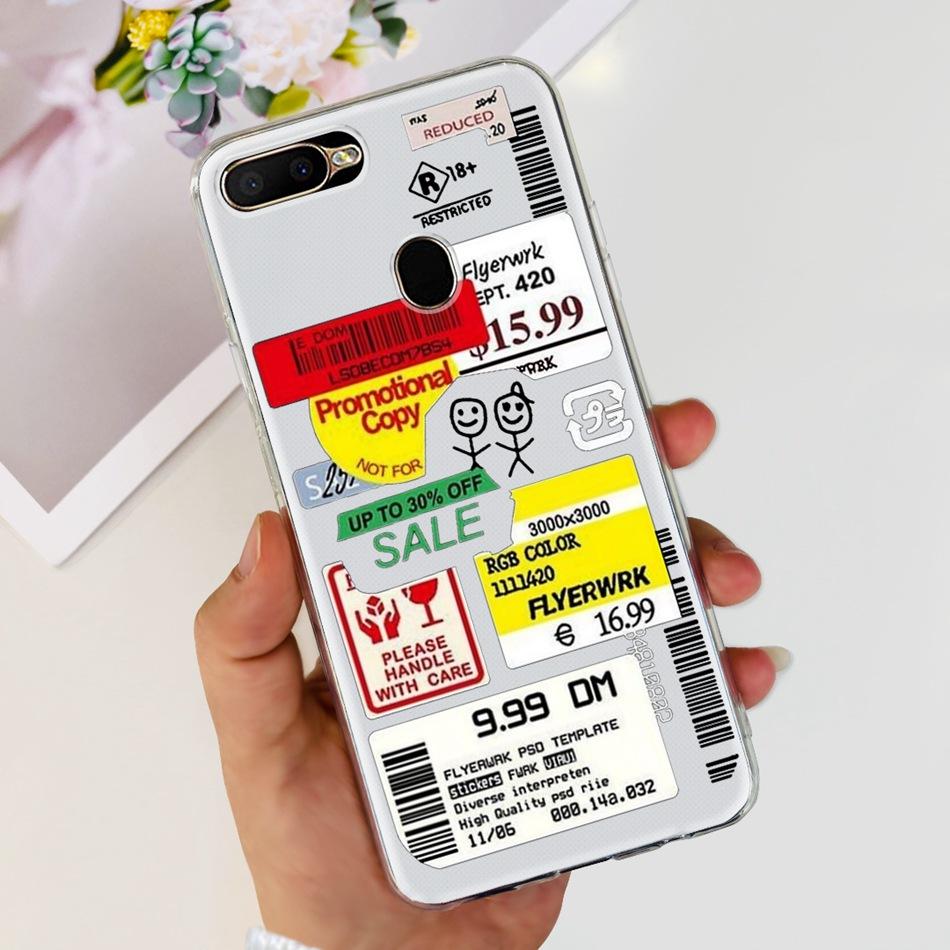 For OPPO A5S Case Cute Pattern Soft Silicone TPU Cover Cases For Oppo A5Ss AX5s A 5S CPH1909 CPH1920 CPH1912 Phone Shell Bumper