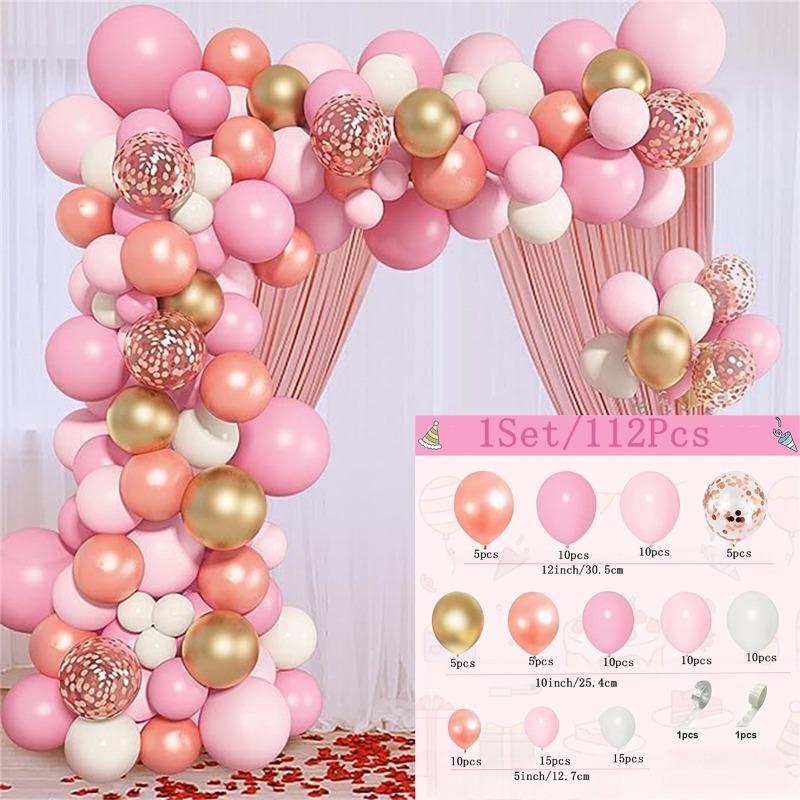 Balloon Party Birthday Wedding Balloon Set Decoration Scene Arrangement Background Wall Balloon Chain