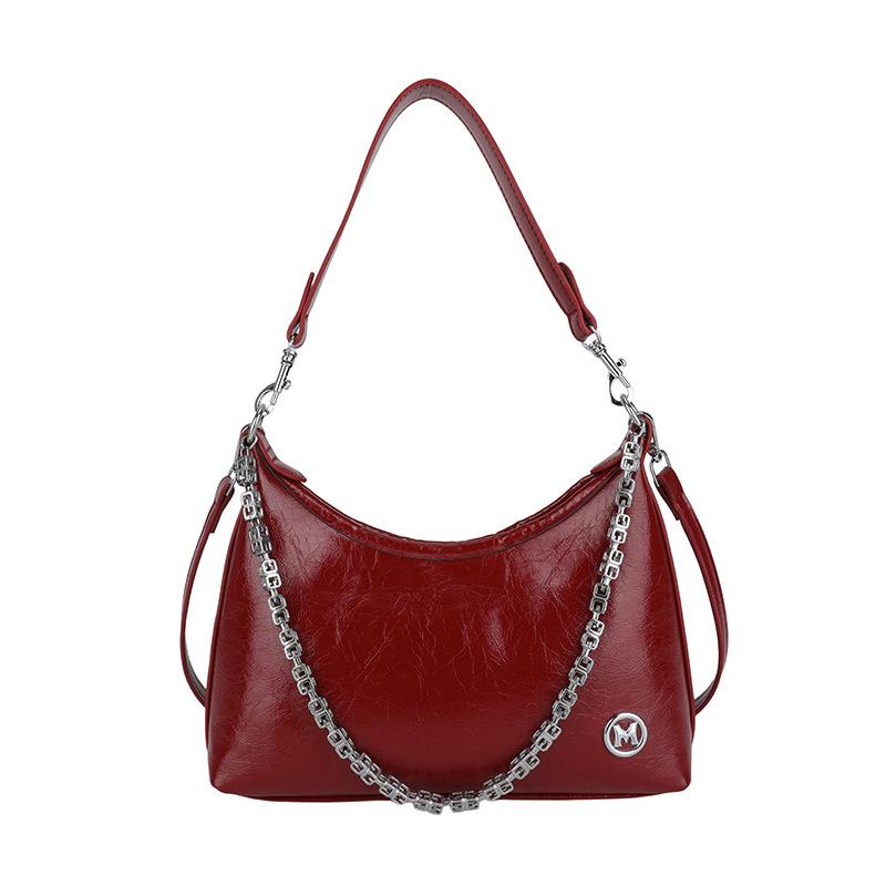 

Большая вместимость, ощущение моделирования, мягкая и прочная, модная, изысканная, новая легкая роскошь, сумка-ведро для поездок на работу, через плечо, кросс-боди, ручная бордовый