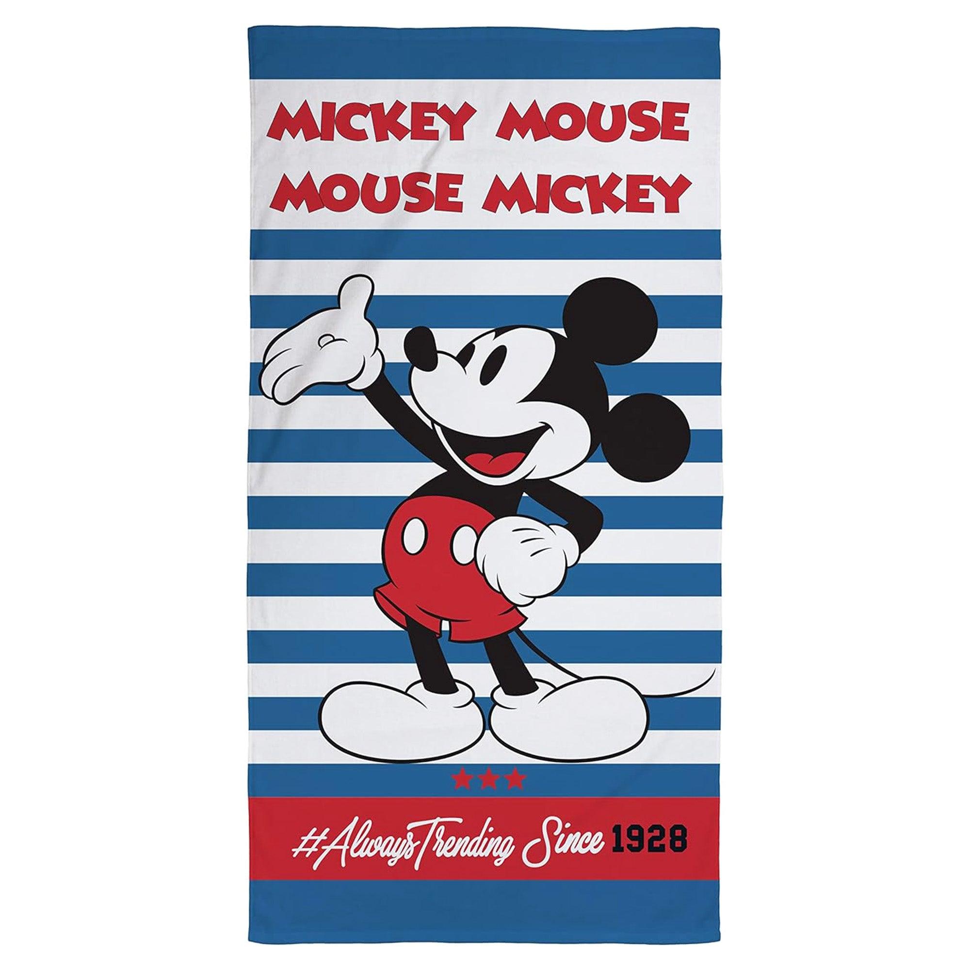 Disney Micky Maus Handtuch One Size schwarz