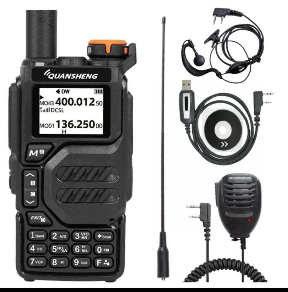 Quansheng UV-K5 Multiband-Hochleistungs-FM-Walkie-Talkie mit One-Key-Aviation und Frequenzanpassung für den Außenbereich
