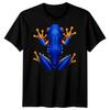 Blue Frog Amphibian Animals Unisexs TShirt Wildlife Graphic Tee