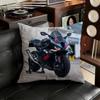 Car and Motorcycle Pillow Case Pillow Case Living Room Sofa Cushion Cover Suitable For Home Bedroom Room Decoration