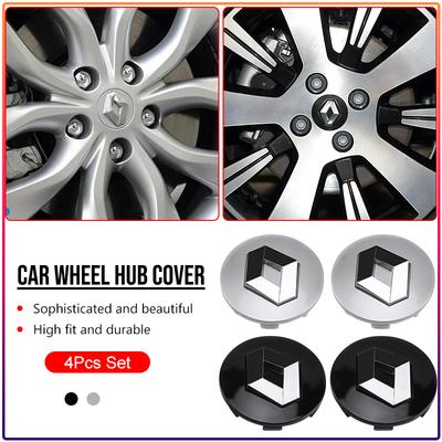 4 st 56 MM Bilmärke Emblem Fälgnavkåpor Fälgnavkåpa för Dacia DUSTER Megane 2 3 Clio 4 Captur Kadjar Fluence