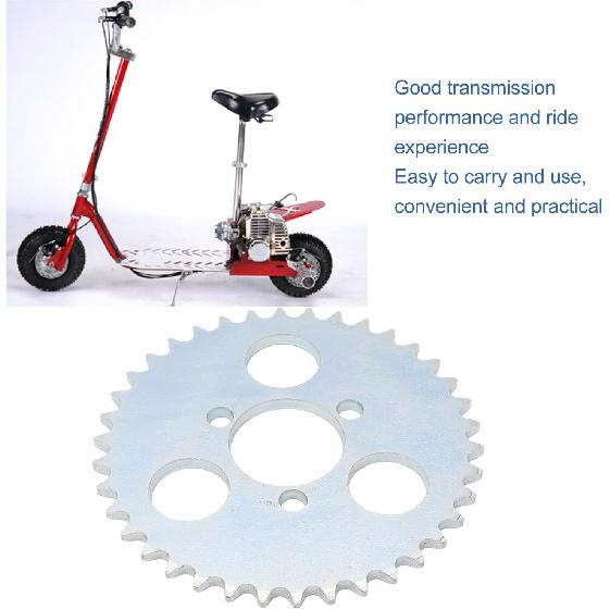 

Keenso Ведомая звездочка заднего привода, 101 мм T8F 38T Задняя звездочка цепи для 2-тактного скутера Goped 43cc 49cc