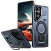 For MagSafe Magnetic Phone Case with Camera Frame Stand For Samsung Galaxy S26 Plus S25 S24 S23 FE S22 Ultra A56 A36 A26 A16 A06