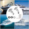 24mm Socket Hardware Part Stainless Steel Air Diesel Vent Heater Universal Thru Hull Exhaust Fitting Tube Pipe