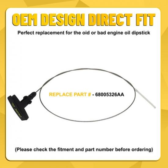 Engine Level Indicator Oil Dip Stick For 2007- Dodge Ram 2500 3500 4500 5500